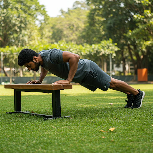 Decline Push-Ups: Emphasizing the Lower Chest - Calisthenics Chest Exercises