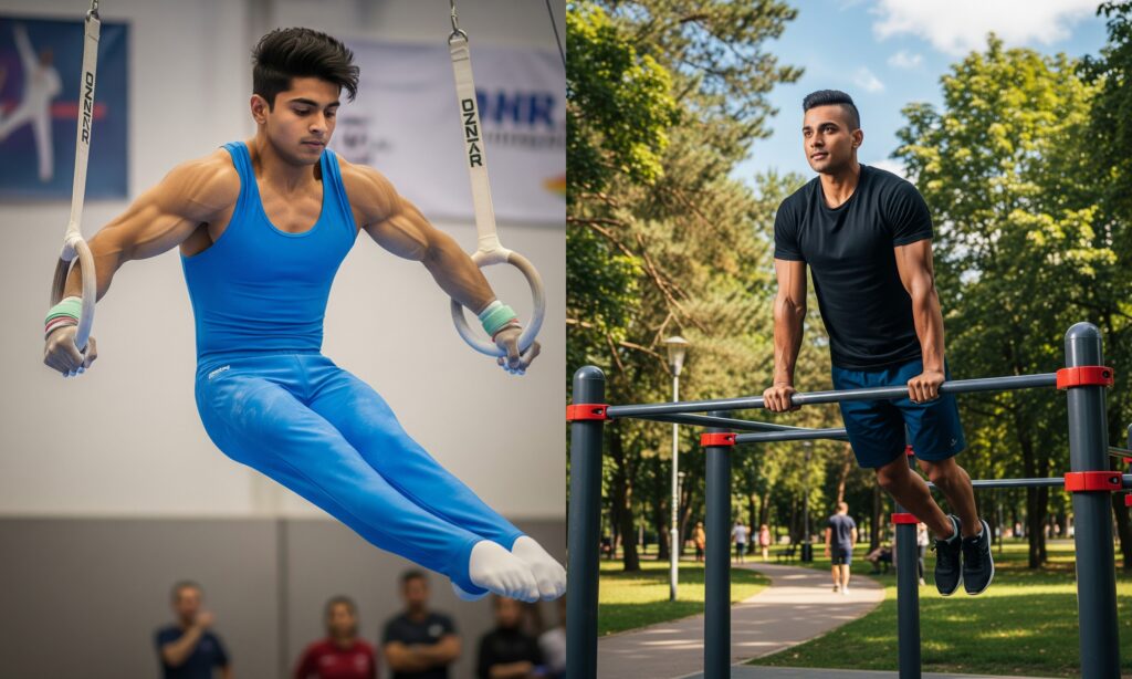 Calisthenics vs Gymnastics.