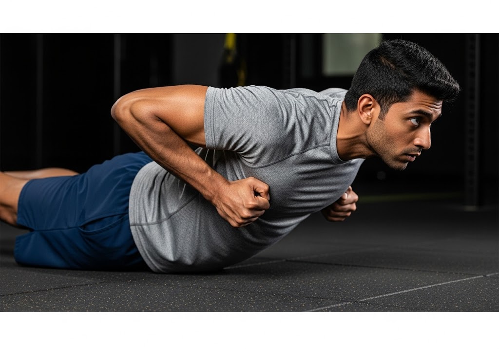 8. Triceps Extension Push-Ups 