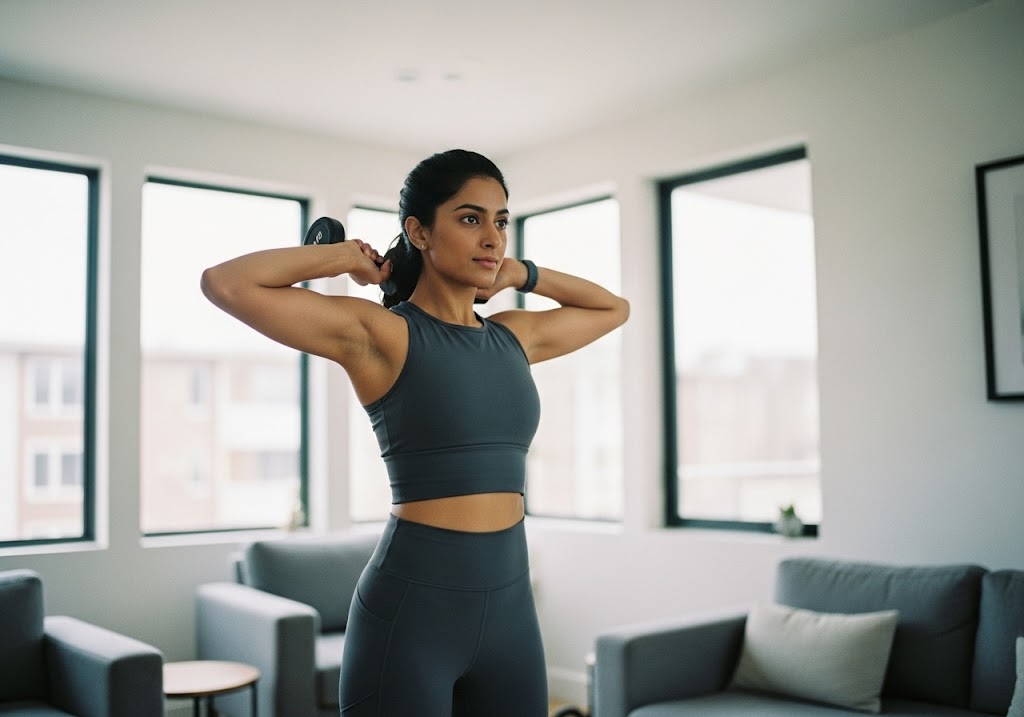 Chest and Tricep Workout with Dumbbells
