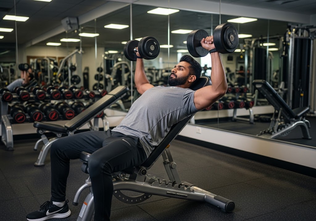 Chest and Tricep Workout with Dumbbells