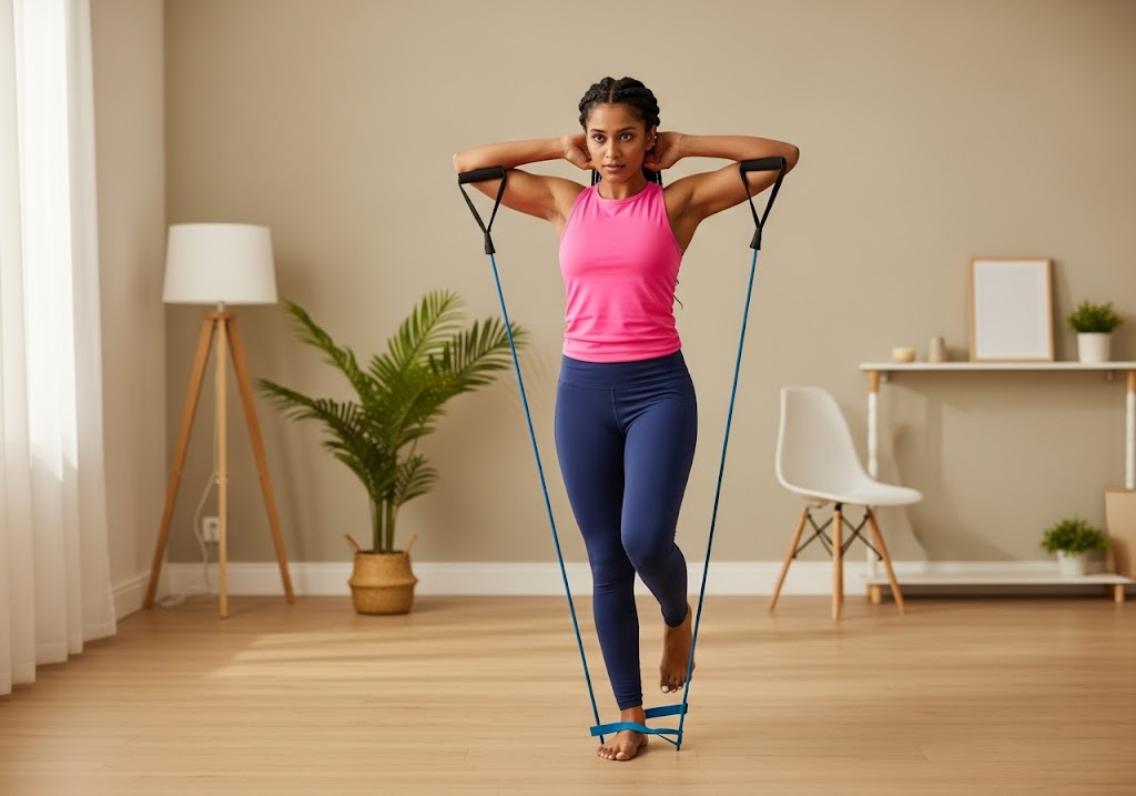 Resistance Band Workout for Triceps