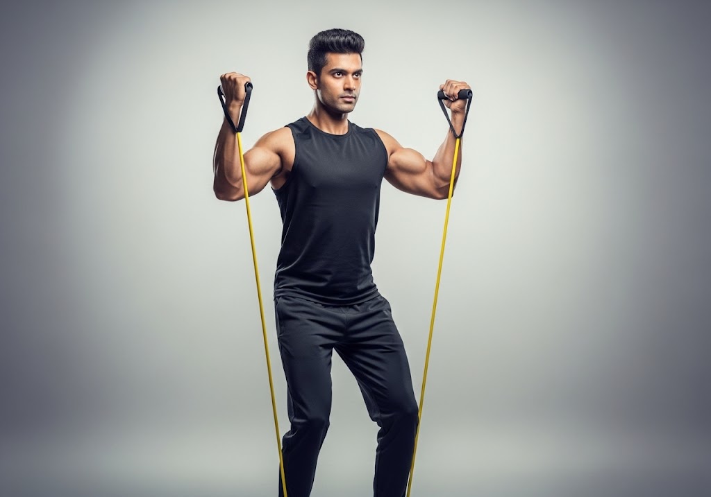 Resistance Band Bicep Workout