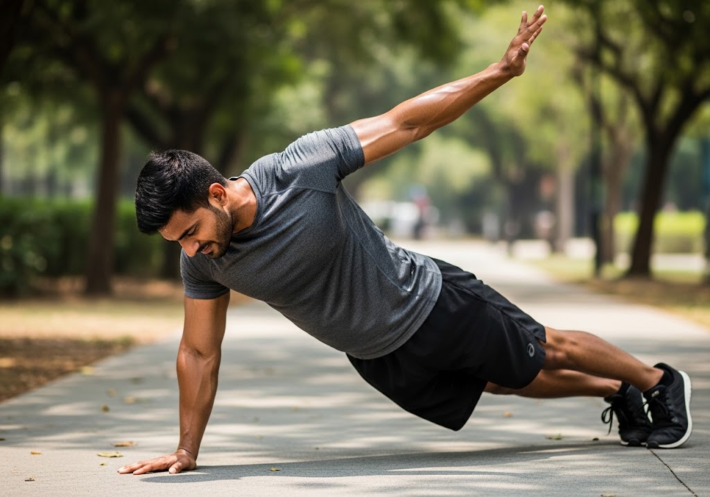 how to do a one arm push up