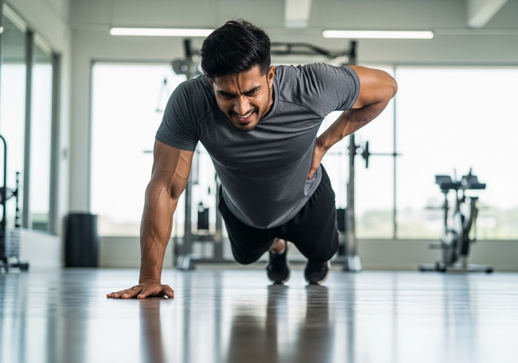 how to do a one arm push up