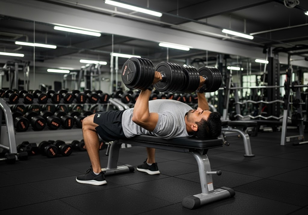 How to Do Dumbbell Bench Press