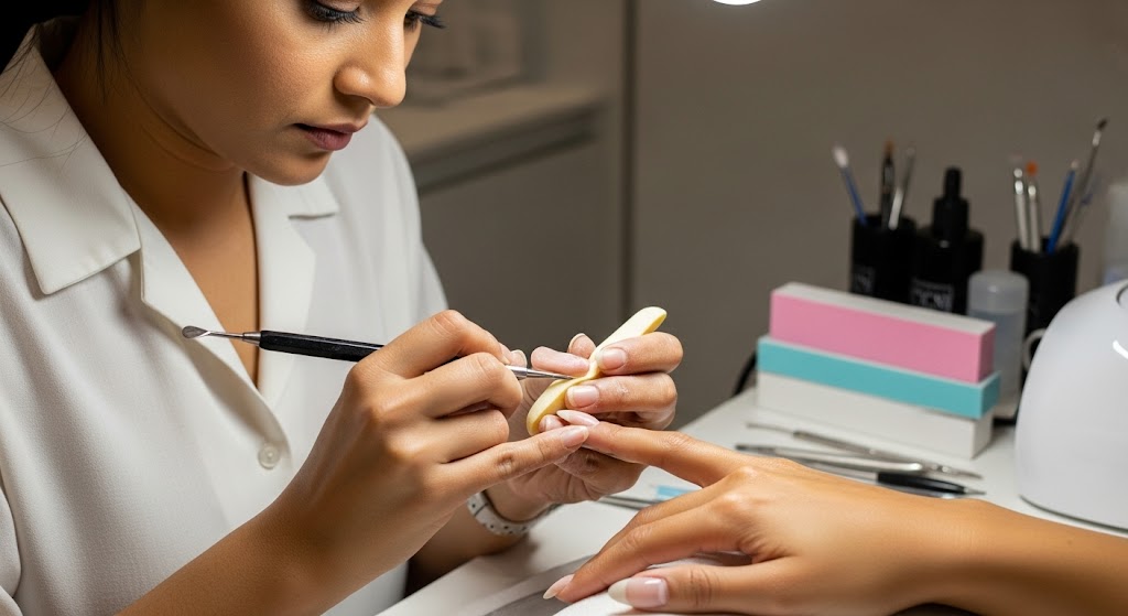 8. Sculpted Nail Extensions: Custom-Crafted Beauty Using Forms