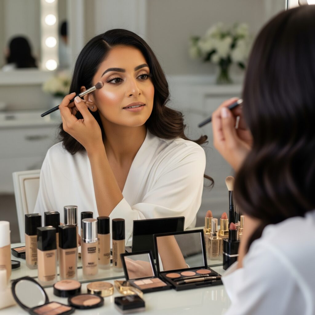 nude bridal makeup