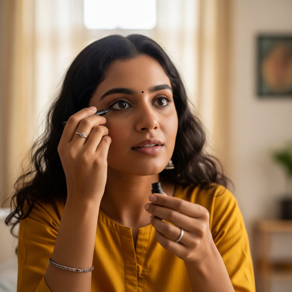 benefits of applying kajal on eyes​