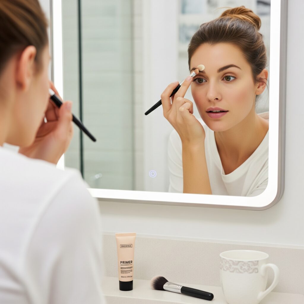 how to apply face primer