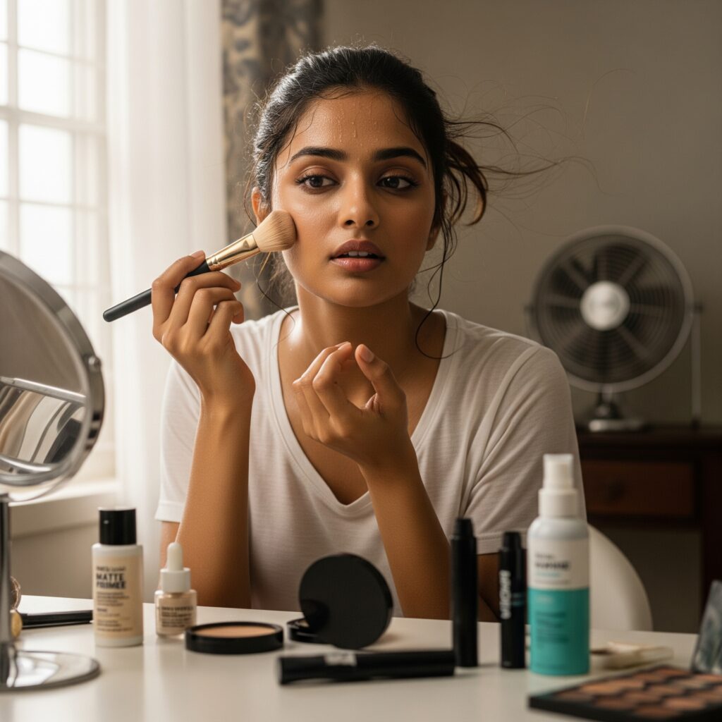 How to Make Makeup Sweat Proof