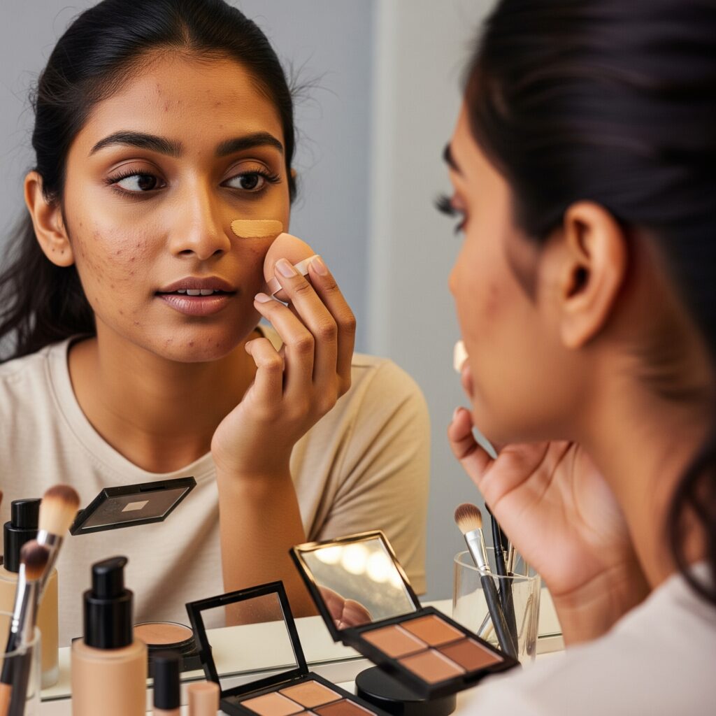 How to Cover Acne Scars with Makeup