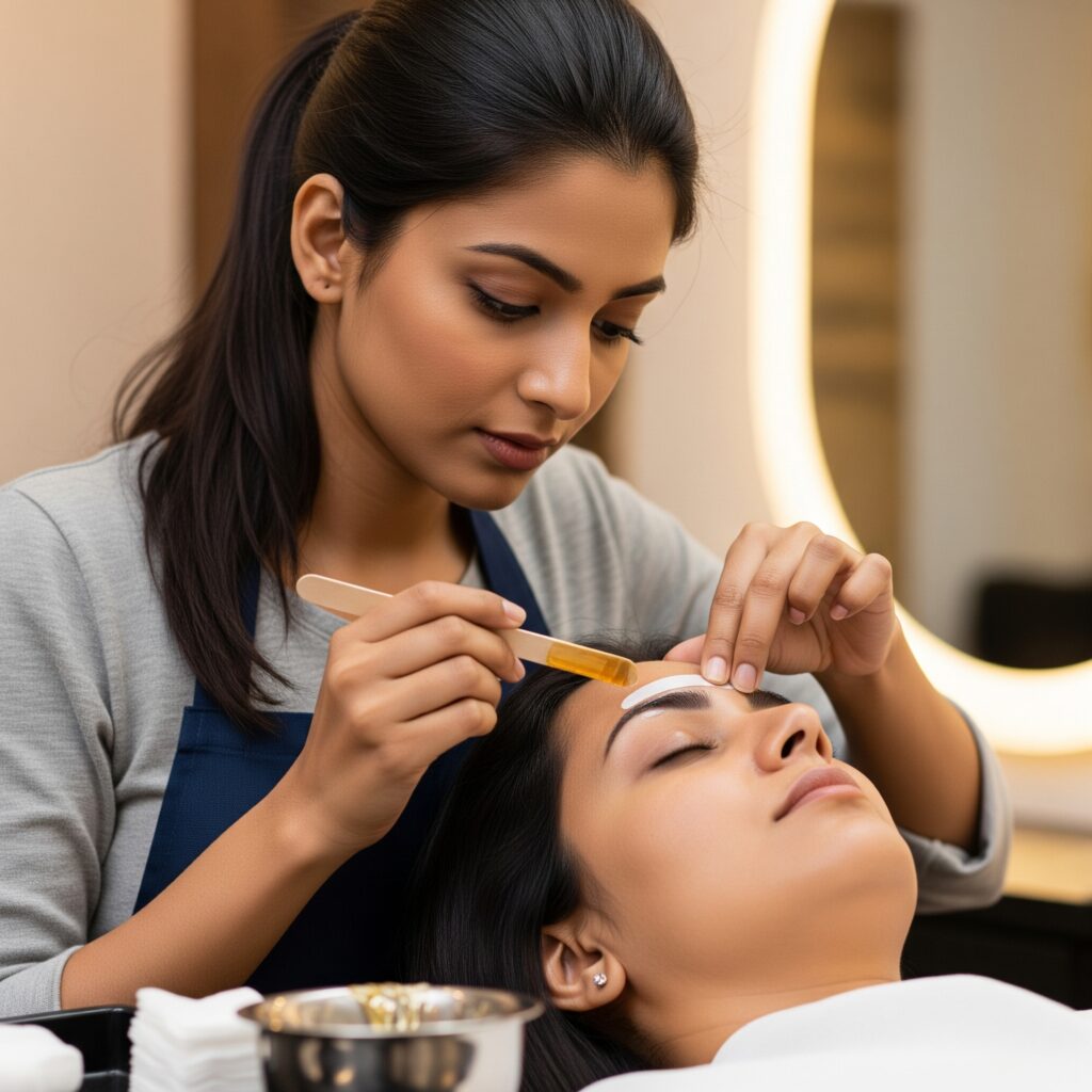 Threading vs Waxing Face