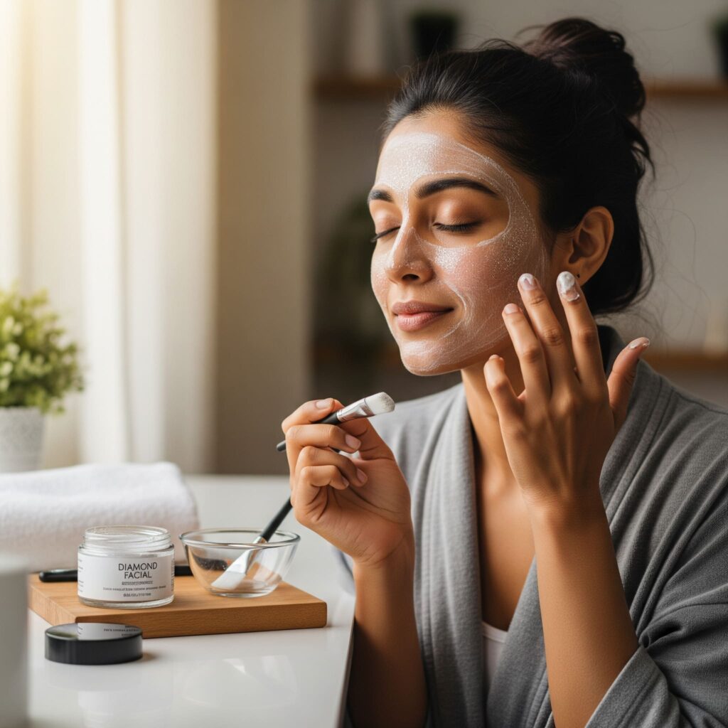 Diamond vs Gold Facial