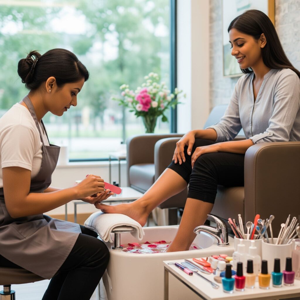 Pedicure vs Manicure