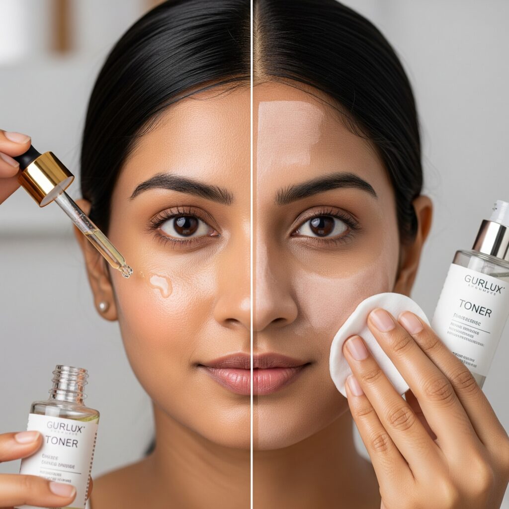 Serum vs Toner