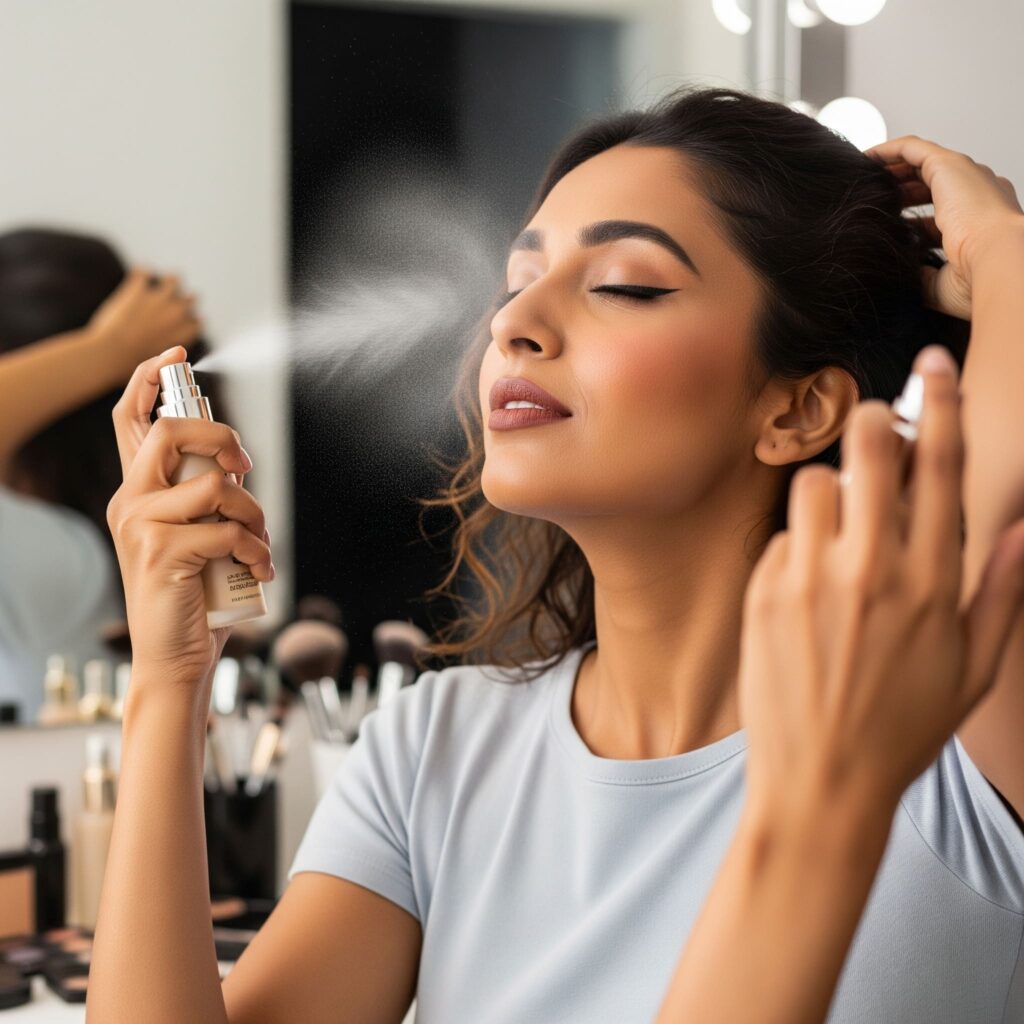 Setting Powder vs Setting Spray