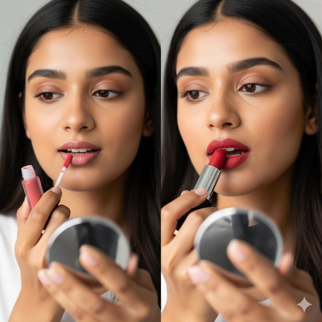 Lip Tint vs Lipstick