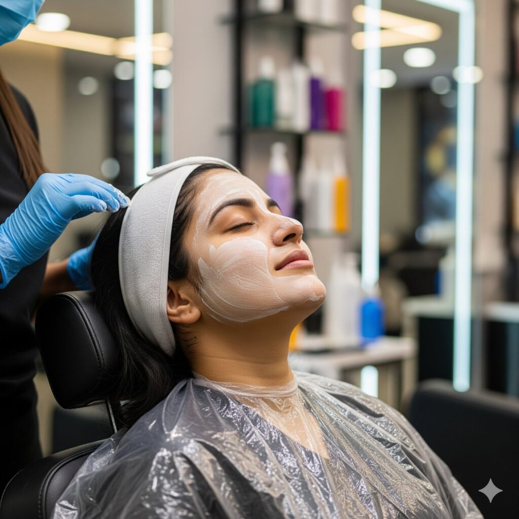 Bleach vs Facial