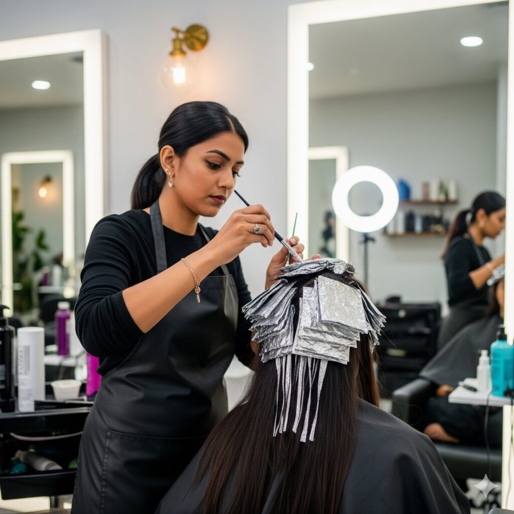 Balayage vs Highlights