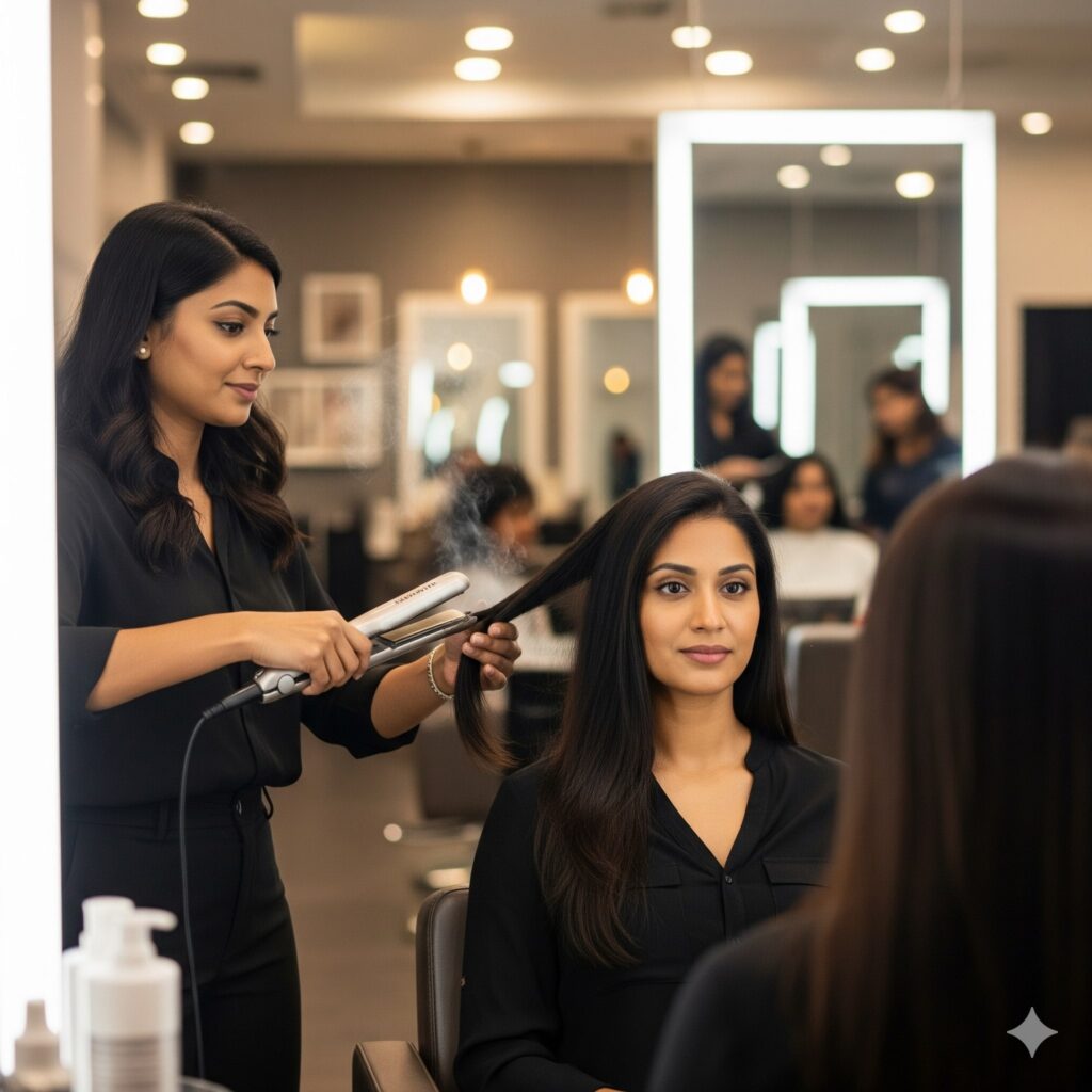Hair Straightening vs Smoothening