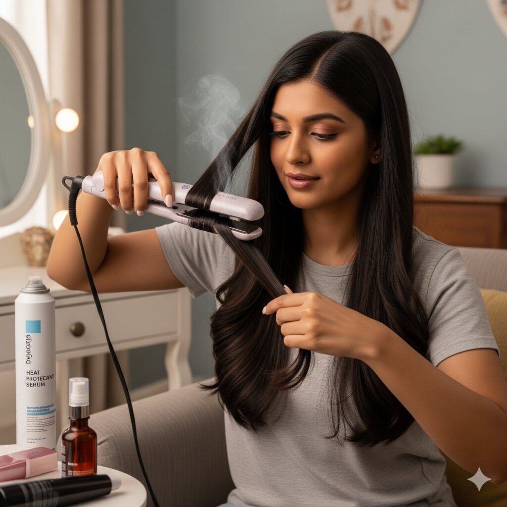 Hair Straightening vs Smoothening
