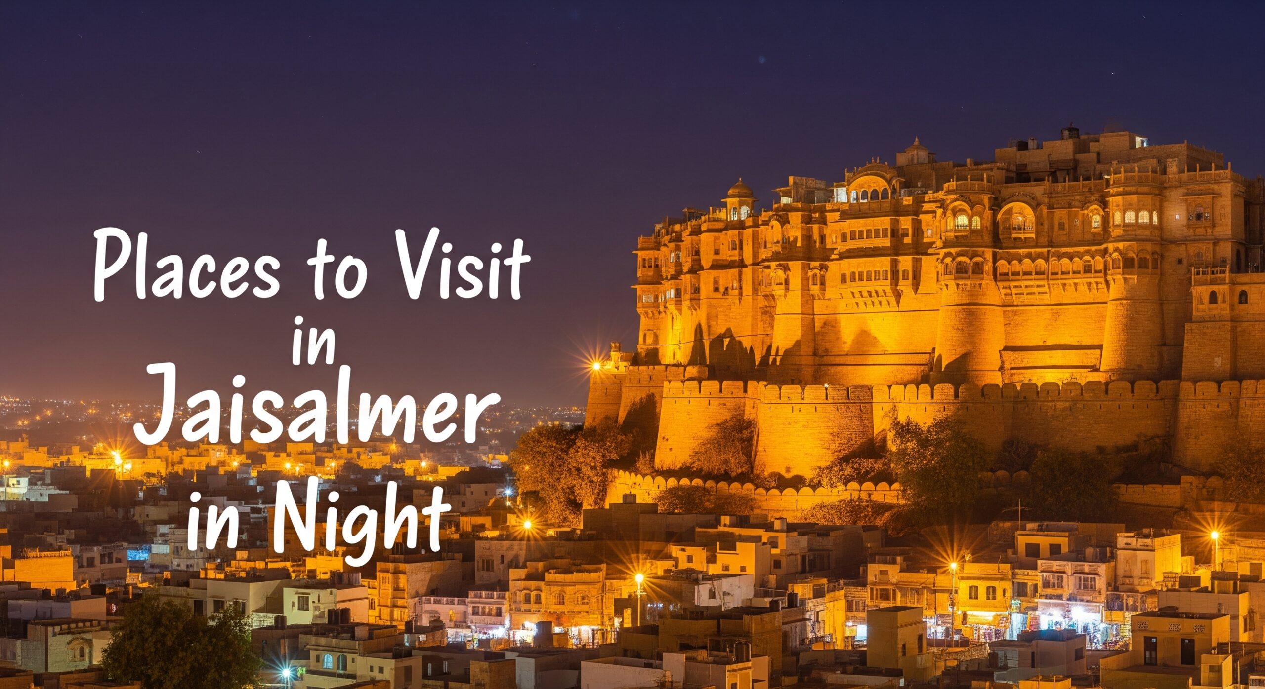 Places to Visit in Jaisalmer in Night