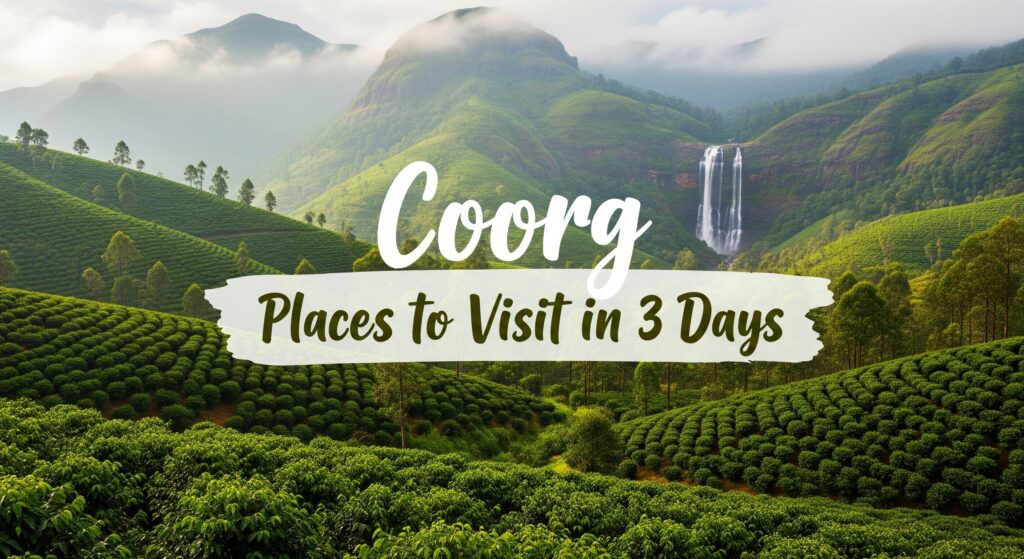 Coorg Places to Visit in 3 Days