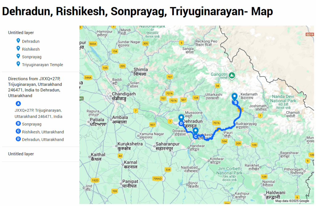 How to Reach Triyuginarayan Temple