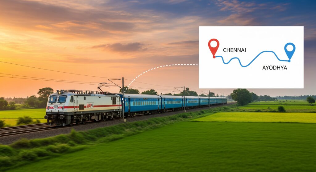 Train Travel from Chennai to Ayodhya