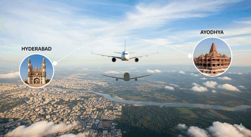 How to Reach Ayodhya from Hyderabad - Air Connectivity Options